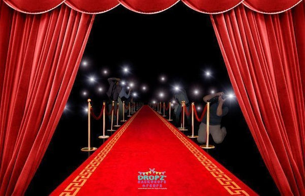 Backdrop - Red Carpet Papparazzi Backdrop