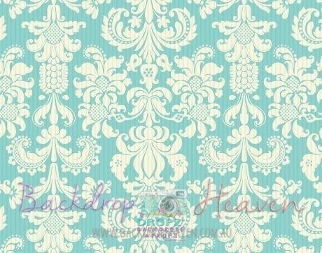 Backdrop - Regent Teal Damask