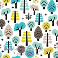 Backdrop - Retro Baby Woodland