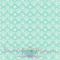 Backdrop - Royal Teal Damask