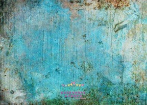 Backdrop - Rusted Aqua Grunge