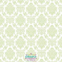 Backdrop - Sage Green Damask