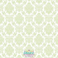 Backdrop - Sage Green Damask