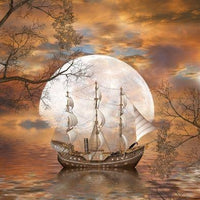 Backdrop - Sailing Under The Moon