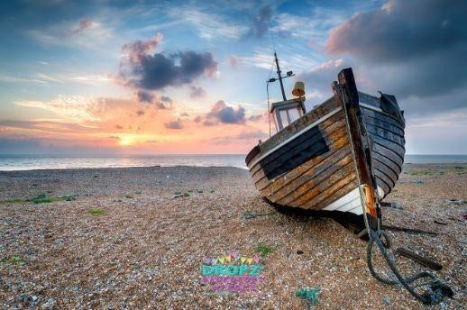 Backdrop - Ship On The Sandy Shore