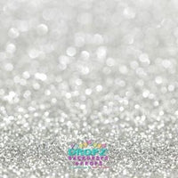 Backdrop - Silver Glitter