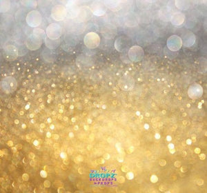 Backdrop - Silver & Gold Glittery Bling