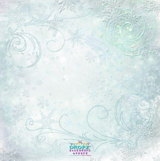 Backdrop - Snowflake Swirls