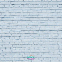 Backdrop - Soft Blue Bricks