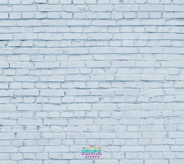 Backdrop - Soft Blue Bricks