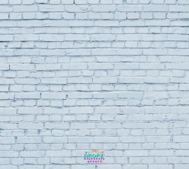 Backdrop - Soft Blue Bricks