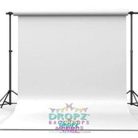 Backdrop - Solid White Double Sided Vinyl - Seamless Paper Replacement