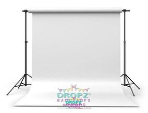 Backdrop - Solid White Double Sided Vinyl - Seamless Paper Replacement