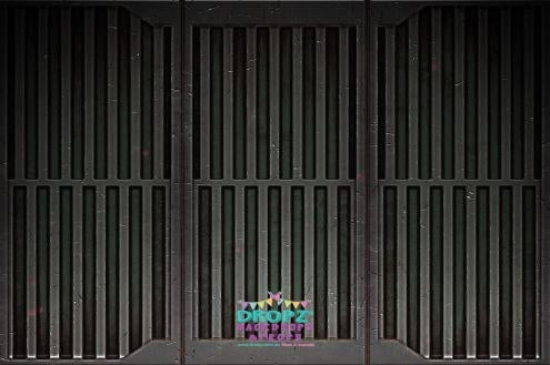 Backdrop - Steel Cage Jail Bars