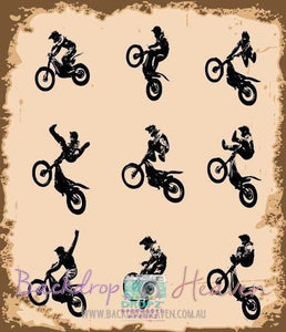 Backdrop - Stunt Bikes Backdrop