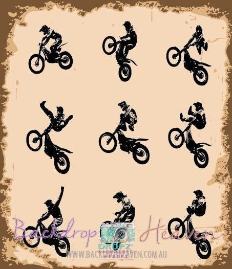 Backdrop - Stunt Bikes Backdrop