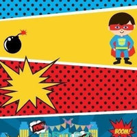 Backdrop - Super Hero Cartoon