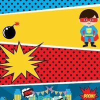 Backdrop - Super Hero Cartoon