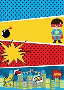 Backdrop - Super Hero Cartoon