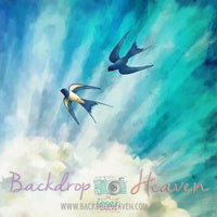 Backdrop - Swallow Birds From Heaven