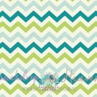 Backdrop - Teal Lime Chevron
