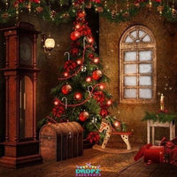 Backdrop - Traditional Christmas Setting