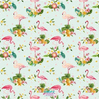 Backdrop - Tropical Flamingo Backdrop

