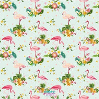 Backdrop - Tropical Flamingo Backdrop
