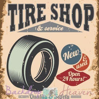 Backdrop - Tyre Shop