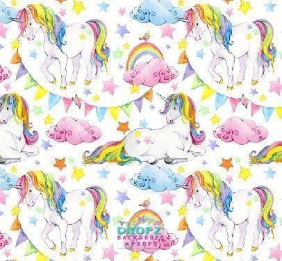 Backdrop - Unicorn Pony Party Backdrop