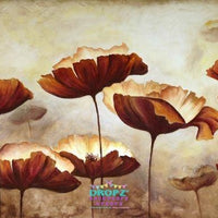 Backdrop - Vintage Poppies