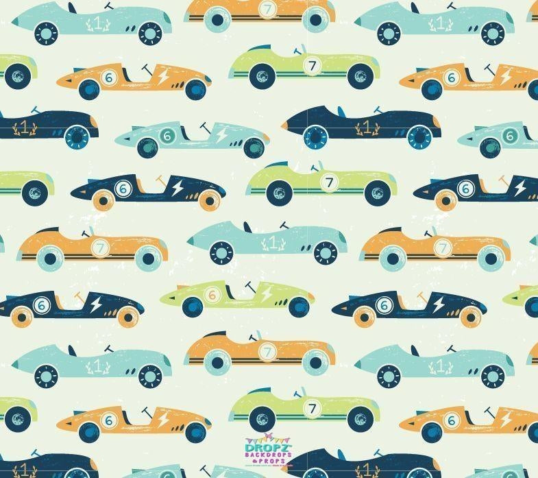 Backdrop - Vintage Racing Car Backdrop