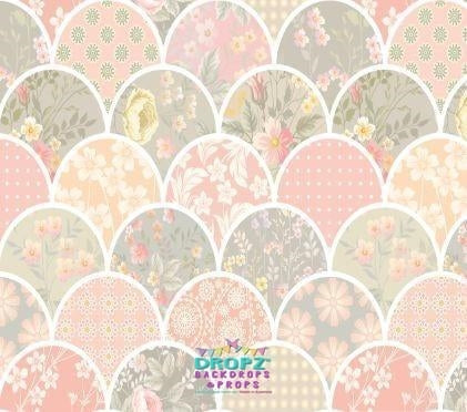 Backdrop - Vintage Scallops