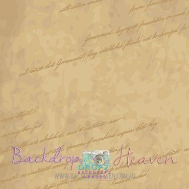 Backdrop - Vintage Script Notebook