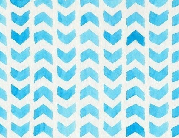 Backdrop - Watercolor Blue Chevron Arrows