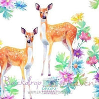 Backdrop - Watercolor Deer