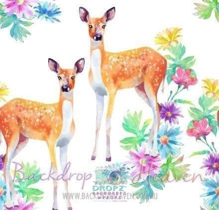 Backdrop - Watercolor Deer