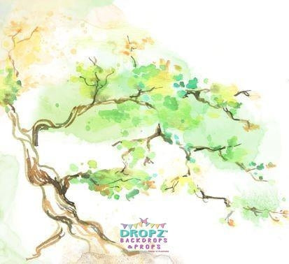 Backdrop - Watercolor Tree Portrait