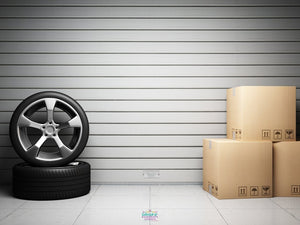 Backdrop - Wheel Garage