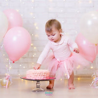 Backdrop - White Brick Fairy Lights