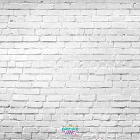 Backdrop - White Brick Wall