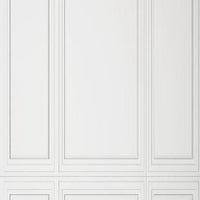 Backdrop - White Panel Wall & Wood Floor