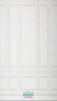 Backdrop - White Panel Wall & Wood Floor
