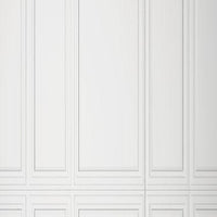 Backdrop - White Panel Wall & Wood Floor