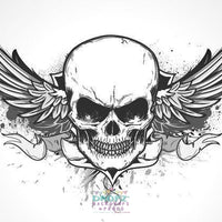 Backdrop - Winged Skull