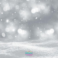 Backdrop - Winter Snow Bokeh