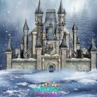 Backdrop - Winter Snow Castle