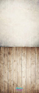 Backdrop - Wood Floor & Concrete Wall