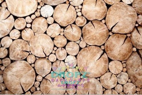 Backdrop - Wooden Tree Logs