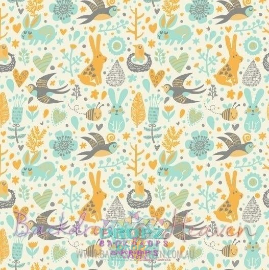 Backdrop - Woodland Animals 1